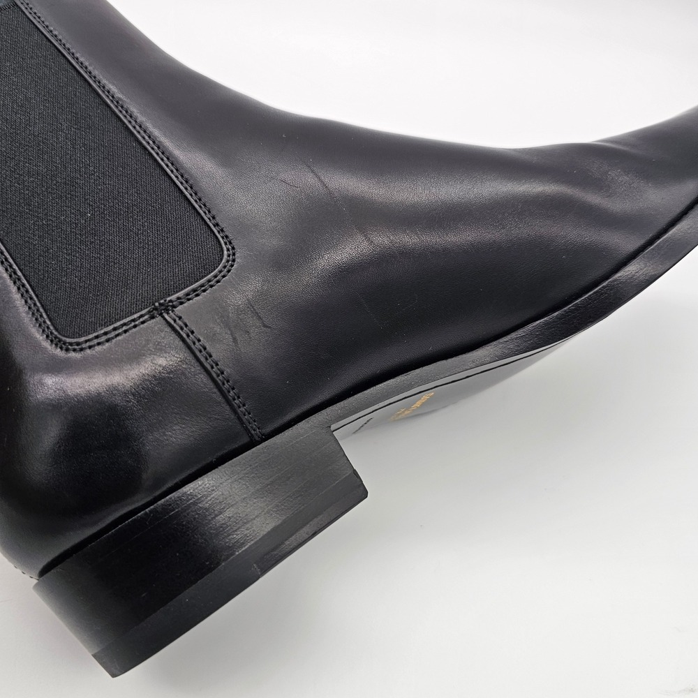 Saint Laurent Paris YSL Wyatt 30 Chelsea Boots Leather Nero Black 634195 SZ 8 41 - Picture 6 of 9